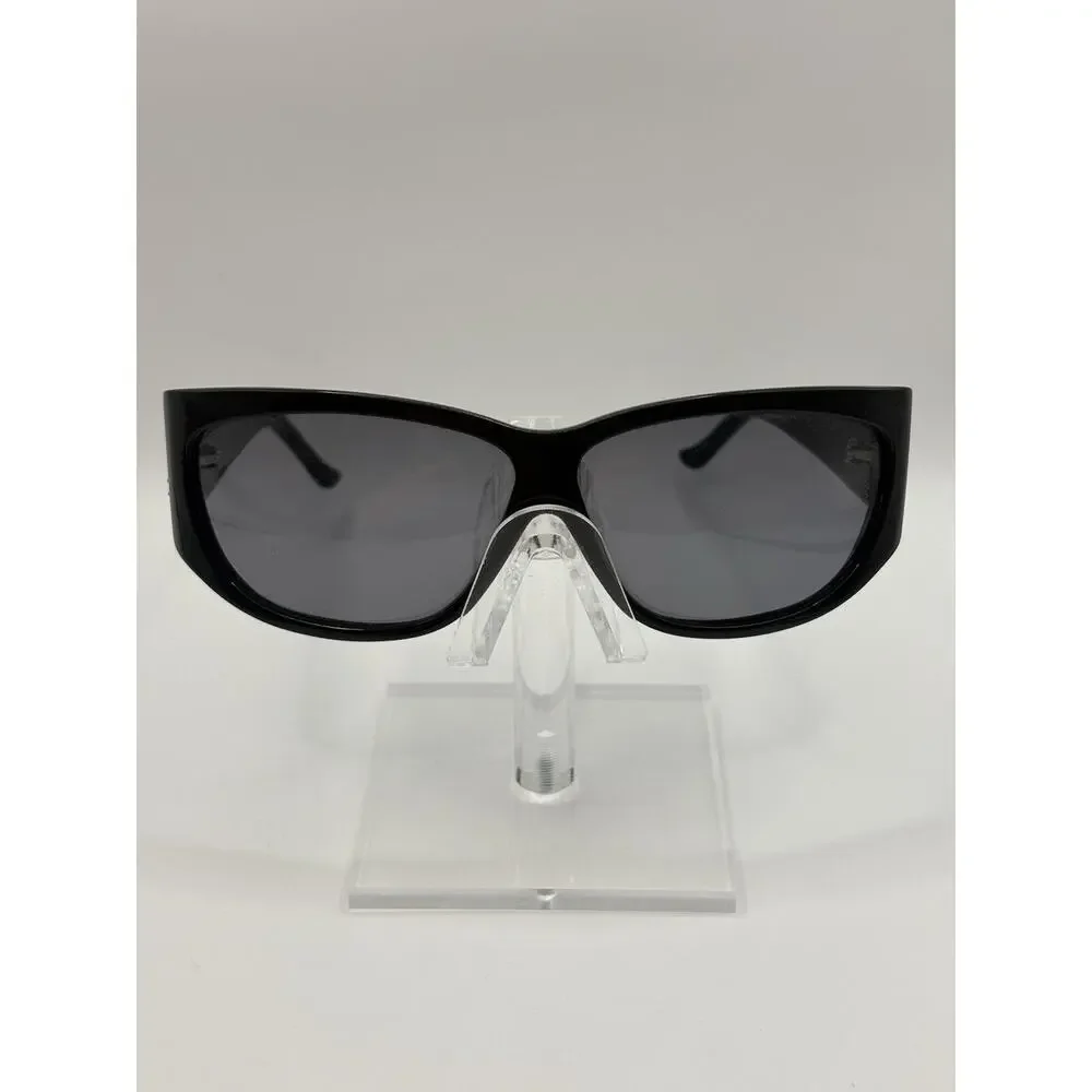 Judith Leiber Sunglasses Black Rhinestone Italy 61-10